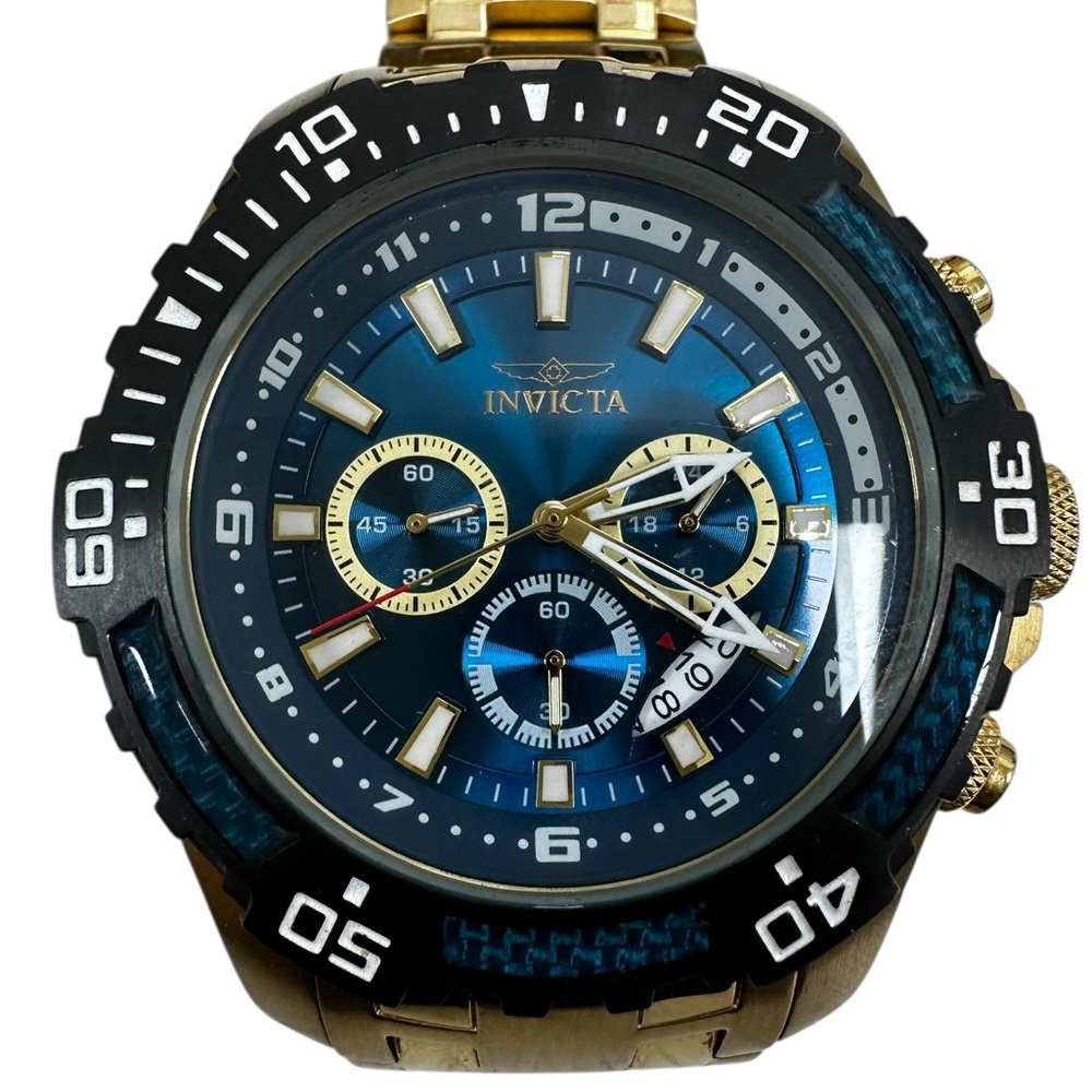 Invicta Pro Diver Gold Chronograph Watch